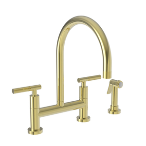 N3290-5413/01 Muncy Two-Handle Kitchen Faucet - Forever Brass - PVD N3290-5413/01 Muncy Two-Handle Kitchen Faucet - Forever Brass - PVD