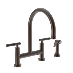N3290-5413/07 Muncy Two-Handle Kitchen Faucet - English Bronze N3290-5413/07 Muncy Two-Handle Kitchen Faucet - English Bronze