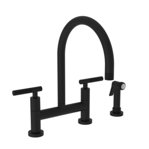 N3290-5413/56 Muncy Two-Handle Kitchen Faucet - Flat Black N3290-5413/56 Muncy Two-Handle Kitchen Faucet - Flat Black