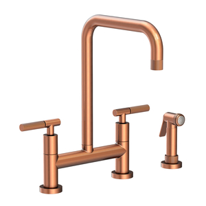 N3360-5413/08A Muncy Two-Handle Kitchen Faucet - Antique Copper N3360-5413/08A Muncy Two-Handle Kitchen Faucet - Antique Copper