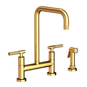 N3360-5413/24 Muncy Two-Handle Kitchen Faucet - Polished Gold - PVD N3360-5413/24 Muncy Two-Handle Kitchen Faucet - Polished Gold - PVD