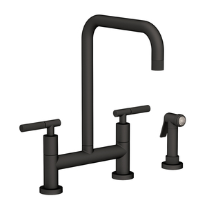 N3360-5413/56 Muncy Two-Handle Kitchen Faucet - Flat Black N3360-5413/56 Muncy Two-Handle Kitchen Faucet - Flat Black