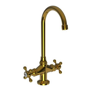 N9281/24 Chesterfield Single-Hole Bar Faucet - Polished Gold - PVD N9281/24 Chesterfield Single-Hole Bar Faucet - Polished Gold - PVD