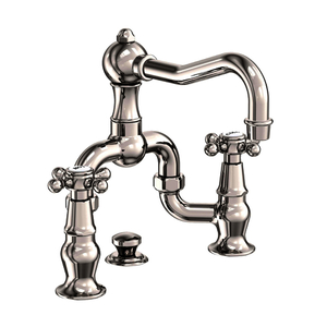 N930B/15 Chesterfield 8'' Widespread Bathroom Faucet - Polished Nickel - Natural