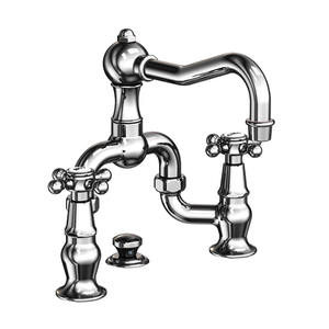 N930B/26 Chesterfield 8'' Widespread Bathroom Faucet - Polished Chrome