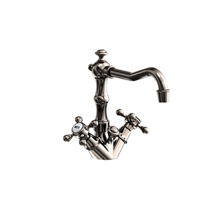 N932/15 Chesterfield Single Hole Bathroom Faucet - Polished Nickel - Natural