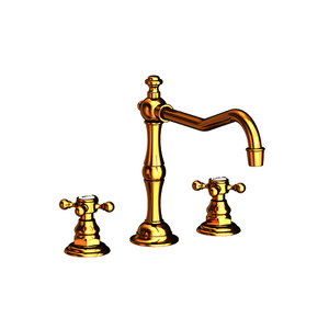 N942/24 Chesterfield Two-Handle Kitchen Faucet - Polished Gold - PVD N942/24 Chesterfield Two-Handle Kitchen Faucet - Polished Gold - PVD