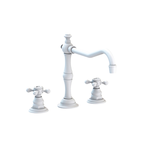 N942/52 Chesterfield Two-Handle Kitchen Faucet - Matte White