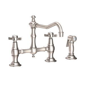 N945-1/15S Fairfield Two-Handle Kitchen Faucet - Satin Nickel N945-1/15S Fairfield Two-Handle Kitchen Faucet - Satin Nickel