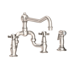 N9451-1/15S Fairfield Two-Handle Kitchen Faucet - Satin Nickel