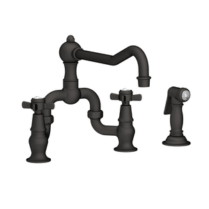 N9451-1/56 Fairfield Two-Handle Kitchen Faucet - Flat Black N9451-1/56 Fairfield Two-Handle Kitchen Faucet - Flat Black