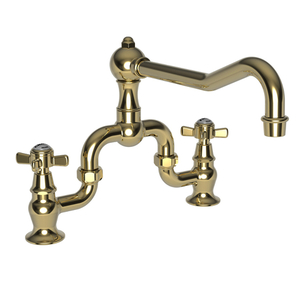 N9451/24A Fairfield Two-Handle Kitchen Faucet - French Gold - PVD N9451/24A Fairfield Two-Handle Kitchen Faucet - French Gold - PVD