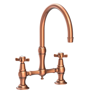 N9455/08A Fairfield Two-Handle Kitchen Faucet - Antique Copper N9455/08A Fairfield Two-Handle Kitchen Faucet - Antique Copper