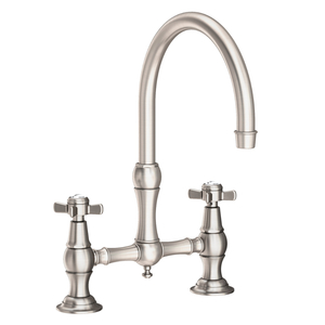 N9455/15S Fairfield Two-Handle Kitchen Faucet - Satin Nickel N9455/15S Fairfield Two-Handle Kitchen Faucet - Satin Nickel
