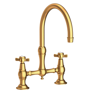 N9455/24S Fairfield Two-Handle Kitchen Faucet - Satin Gold N9455/24S Fairfield Two-Handle Kitchen Faucet - Satin Gold