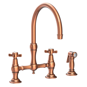 N9456/08A Fairfield Two-Handle Kitchen Faucet - Antique Copper
