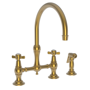 N9456/10 Fairfield Two-Handle Kitchen Faucet - Satin Bronze - PVD