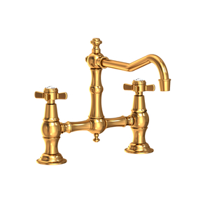 N945/034 Fairfield Two-Handle Kitchen Faucet - Aged Brass N945/034 Fairfield Two-Handle Kitchen Faucet - Aged Brass