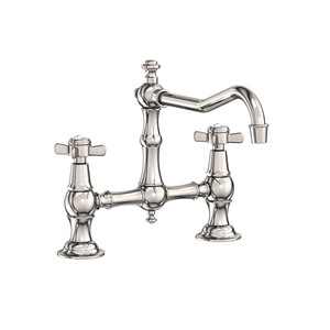 N945/15 Fairfield Two-Handle Kitchen Faucet - Polished Nickel - Natural