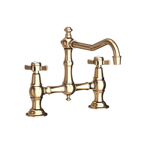 N945/24A Fairfield Two-Handle Kitchen Faucet - French Gold - PVD N945/24A Fairfield Two-Handle Kitchen Faucet - French Gold - PVD