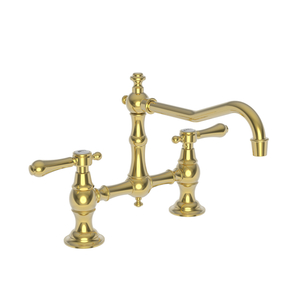 N9461/24 Chesterfield Two-Handle Kitchen Faucet - Polished Gold - PVD N9461/24 Chesterfield Two-Handle Kitchen Faucet - Polished Gold - PVD