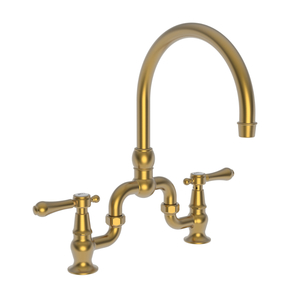 N9463/10 Chesterfield Two-Handle Kitchen Faucet - Satin Bronze - PVD N9463/10 Chesterfield Two-Handle Kitchen Faucet - Satin Bronze - PVD