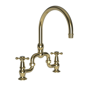 N9464/24A Chesterfield Two-Handle Kitchen Faucet - French Gold - PVD