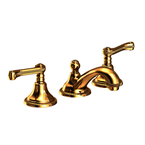 N980/03N Amisa 8'' Widespread Bathroom Faucet - Uncoated Polished Brass - Living N980/03N Amisa 8'' Widespread Bathroom Faucet - Uncoated Polished Brass - Living
