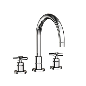 N9901/26 East Linear Two-Handle Kitchen Faucet - Polished Chrome