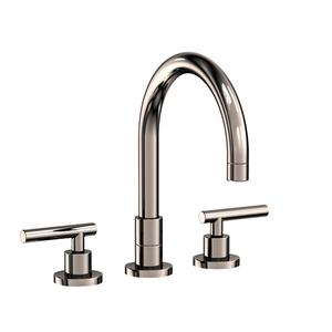 N9901L/15 East Linear Two-Handle Kitchen Faucet - Polished Nickel - Natural