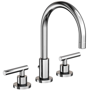 N990L/26 East Linear 8'' Widespread Bathroom Faucet - Polished Chrome