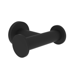 N36-13/56 Priya Robe Hook Bathroom Accessory - Flat Black N36-13/56 Priya Robe Hook Bathroom Accessory - Flat Black