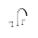 Newport Brass N3-2486/65 Biscuit Tub Faucet Trim Kit