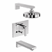 Newport Brass N3-2562BP/20 Stainless Steel - PVD Tub & Shower Faucet Trim Kit