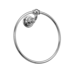 N38-09/65 Ithaca Towel Ring Bathroom Accessory - Biscuit