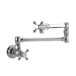  Chesterfield Pot Filler Kitchen Faucet - Polished Nickel - Natural