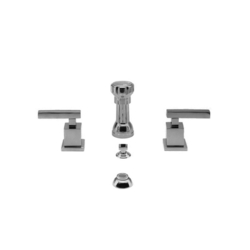 N2029/14 Cube 2 Vertical Spray Bidet Faucet - Gun Metal