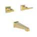 Newport Brass N3-3145/24 Polished Gold - PVD Tub Faucet Trim Kit
