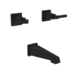 Newport Brass N3-3145/56 Flat Black Tub Faucet Trim Kit