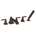 Newport Brass N3-3147/08W Weathered Copper - Living Tub Faucet Trim Kit