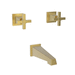 Newport Brass N3-3155/24S Satin Gold Tub Faucet Trim Kit