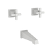 Newport Brass N3-3155/52 Matte White Tub Faucet Trim Kit