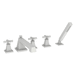 Newport Brass N3-3157/52 Matte White Tub Faucet Trim Kit