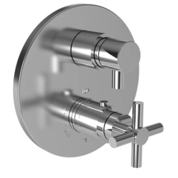 N3-993TR/65 East Square Thermostatic / Volume Control Trim Trim Kit - Biscuit