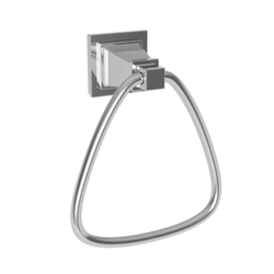 N43-09/30 Malvina Towel Ring Bathroom Accessory - Midnight Chrome N43-09/30 Malvina Towel Ring Bathroom Accessory - Midnight Chrome