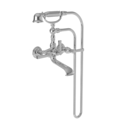 N910-4283/65 Astor Wall Mount Whirlpool Faucet Tub Faucet - Biscuit