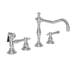  Chesterfield Two-Handle Kitchen Faucet - Gun Metal