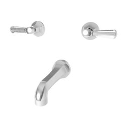 N3-1235/03N Metropole Tub Faucet Trim Trim Kit - Uncoated Polished Brass - Living N3-1235/03N Metropole Tub Faucet Trim Trim Kit - Uncoated Polished Brass - Living