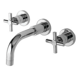 N3-991/15 East Linear Bathroom Sink Faucet Trim Trim Kit - Polished Nickel - Natural