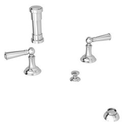 N2419/15 Aylesbury Vertical Spray Bidet Faucet - Polished Nickel - Natural